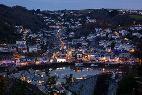 West Looe at dusk